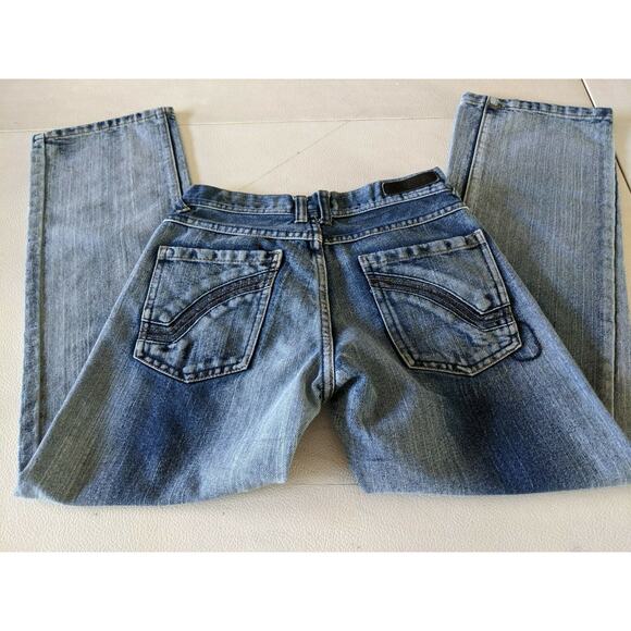 Ring of Fire Girls Jeans Size 12 Slim Fit Straight Leg Medium Wash - Picture 3 of 9